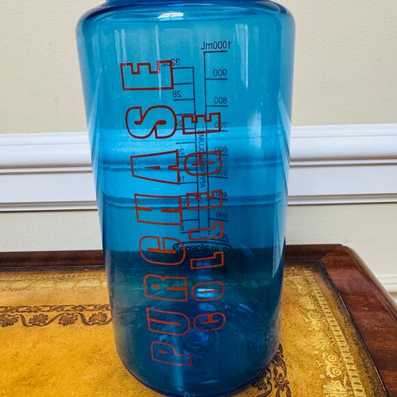 Nalgene Purchase College Blue 32 oz BPA Free USA Made Wide Mouth Water Bottle - Picture 2 of 6